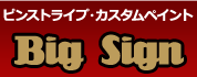 ピンストライプ、カスタムペイント　BIG SIGN